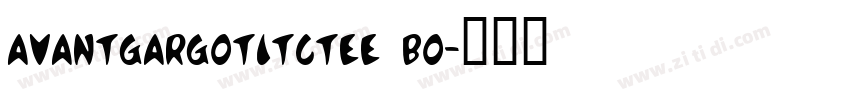 avantgargotitctee bo字体转换